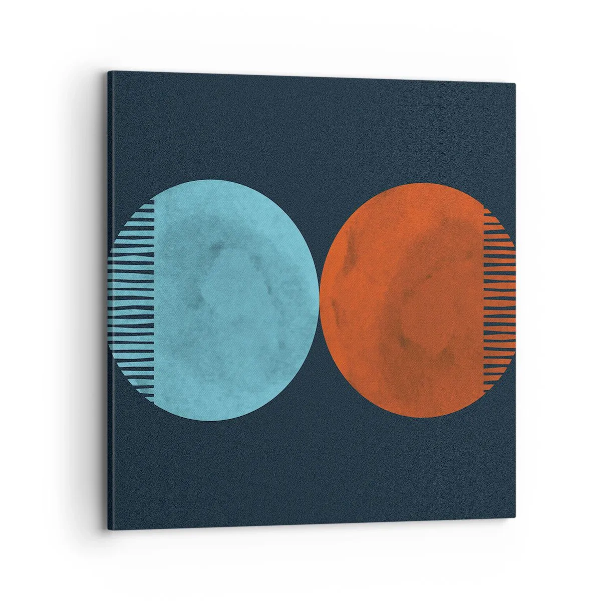 Schilderen op canvas - Alleen geometrie? - 70x70 cm