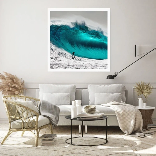 Poster - Uitdaging aanvaard - 30x30 cm