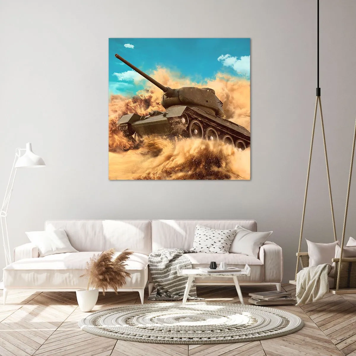 Schilderen op canvas - Niet te verslaan - 40x40 cm