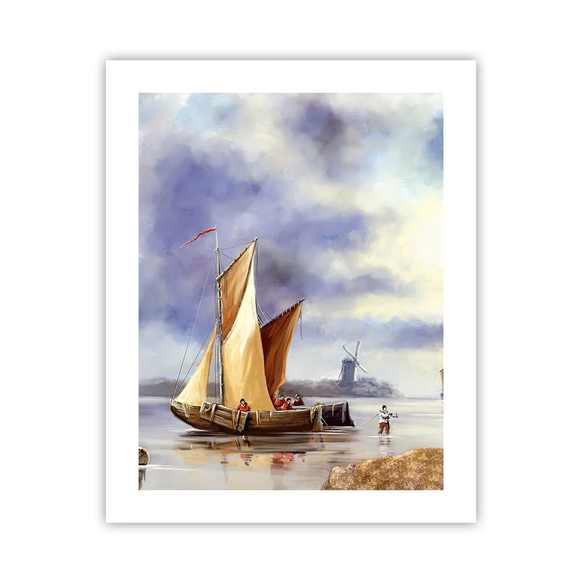 Poster - De terugkeer van zeelieden - 40x50 cm