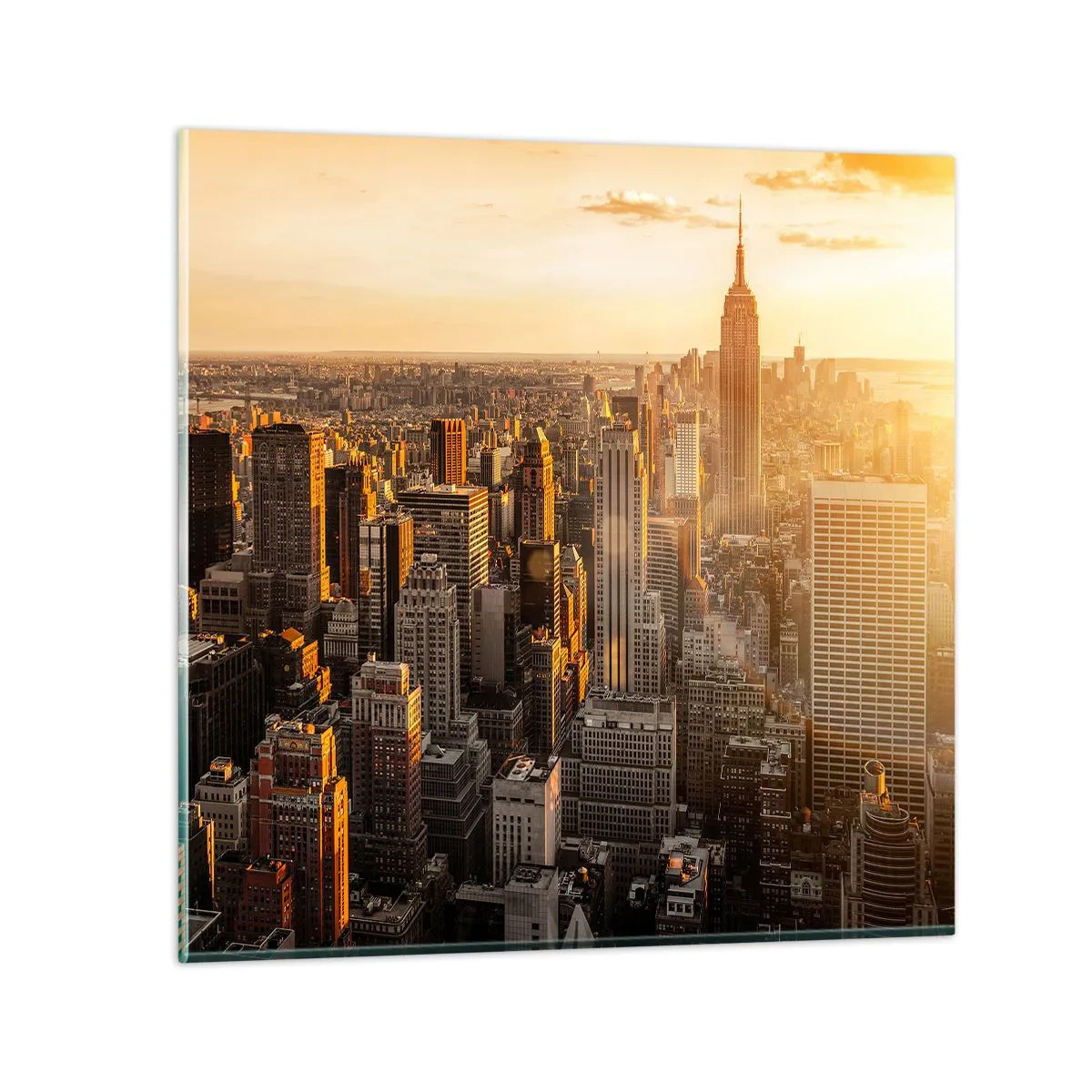 Schilderen op glas - Groeien in de zon - 60x60 cm