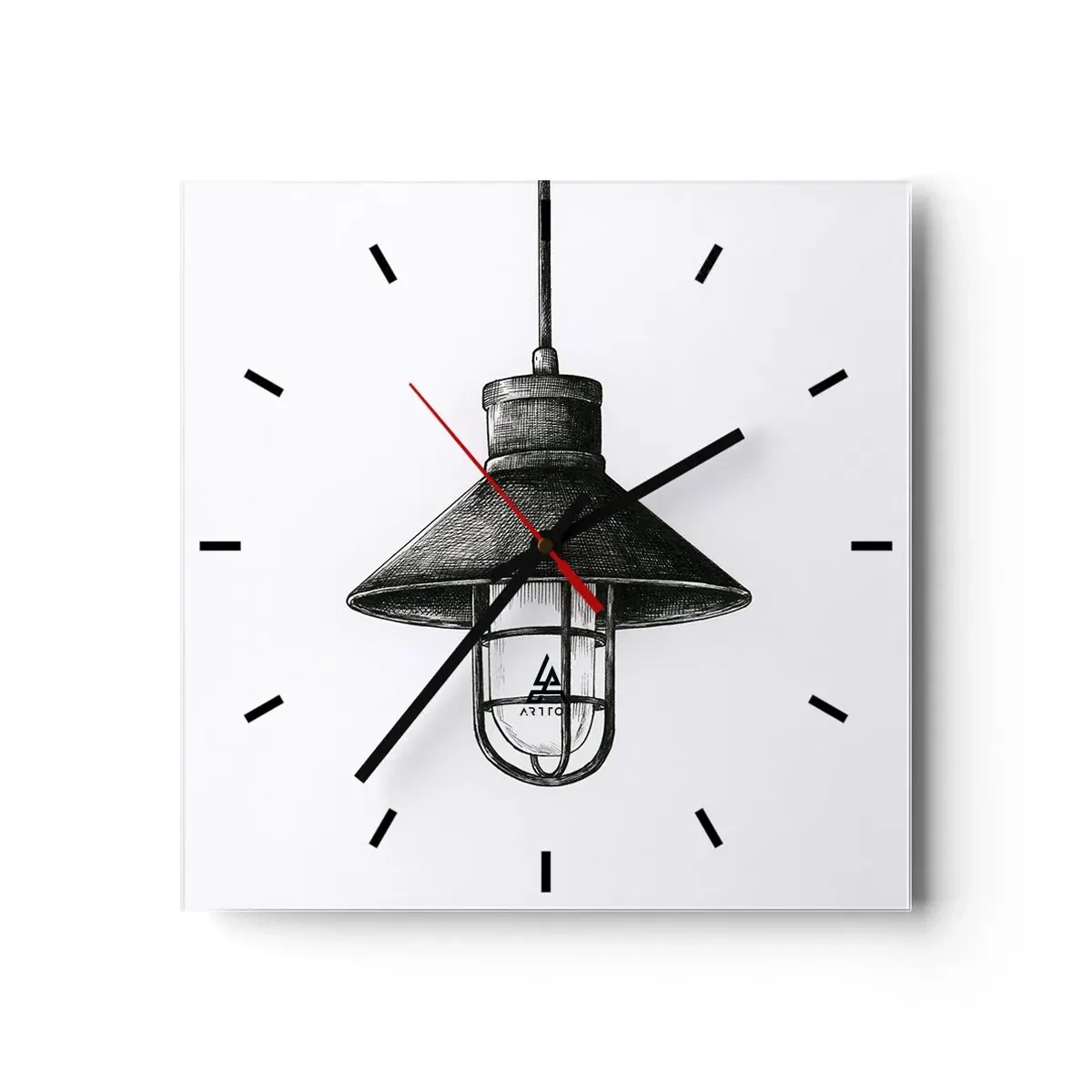 Wandklok - Klok - Zoals jaren geleden… - 40x40 cm