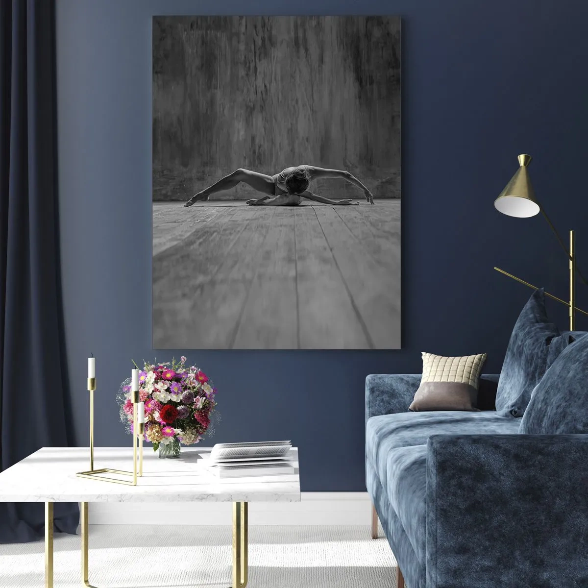 Schilderen op glas - Symmetrie gevonden - 50x70 cm