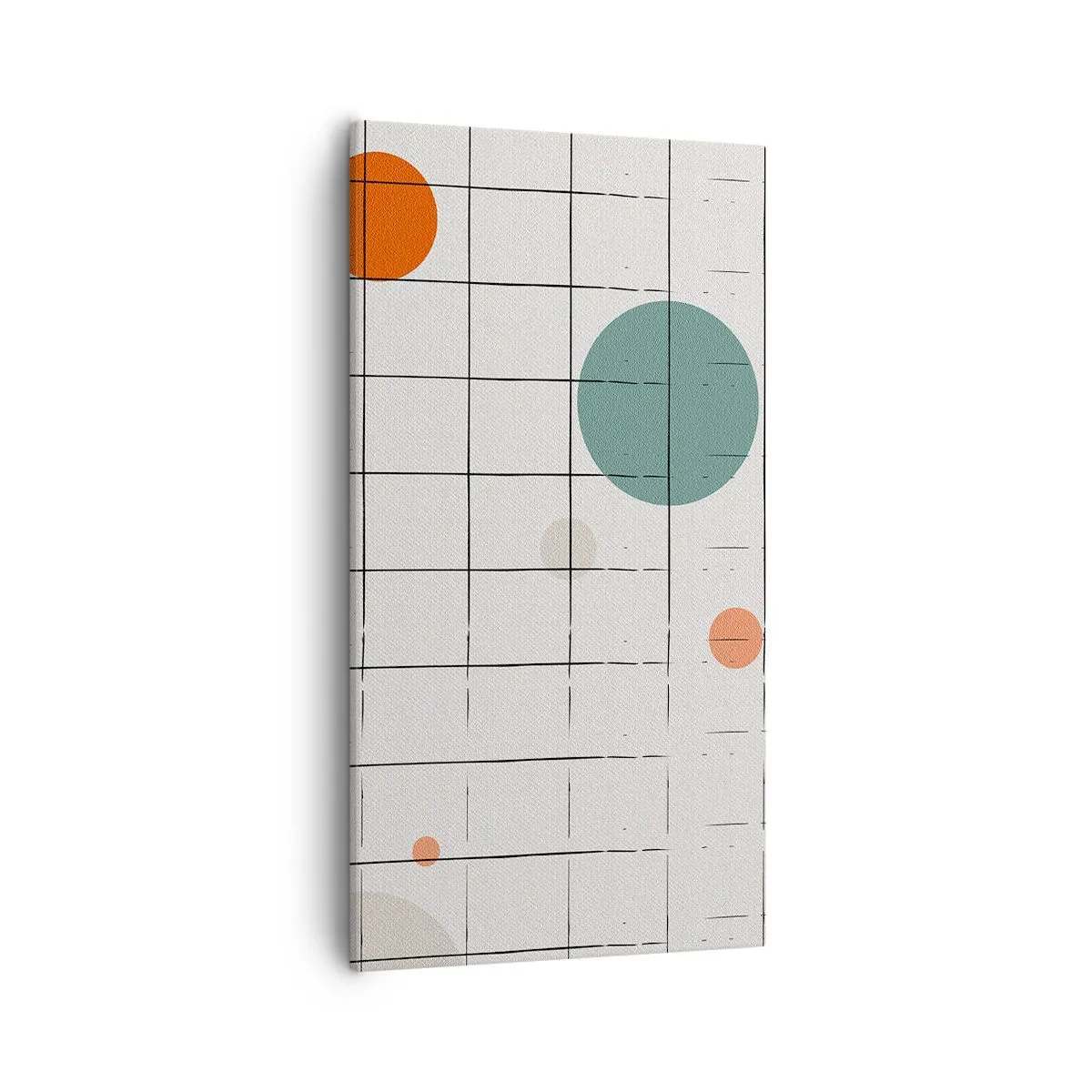 Schilderen op canvas - Gevangen. Wij of zij? - 55x100 cm