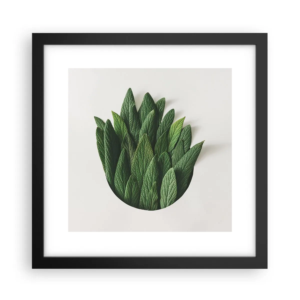 Poster in een zwarte lijst - Ongebreidelde nieuwsgierigheid - 30x30 cm