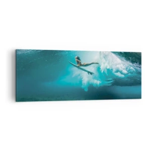 Schilderen op canvas - Onderwaterwereld - 140x50 cm