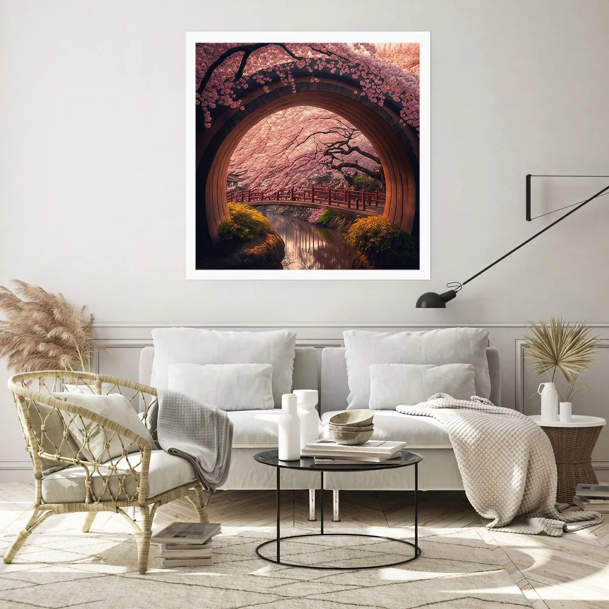 Poster - Japanse lente - 40x40 cm