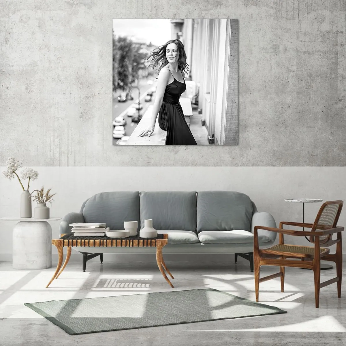 Schilderen op glas - Zeker een Parijzenaar - 30x30 cm