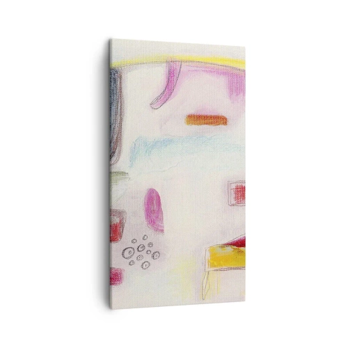 Schilderen op canvas - Meer bol dan hol of plat - 45x80 cm