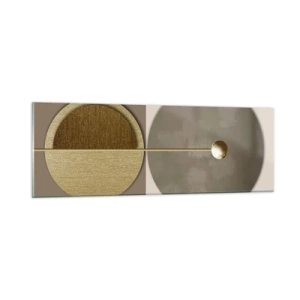 Schilderen op glas - Perfecte balans - 90x30 cm