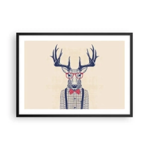 Poster in een zwarte lijst - Een grappig extravaganza - 70x50 cm