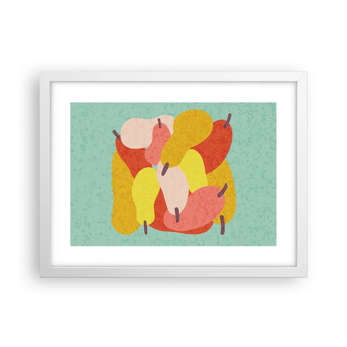 Poster in een witte lijst - Probeer de zomerzon - 40x30 cm