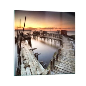 Schilderen op glas - Authentiek, geen toeristendummy? - 70x70 cm