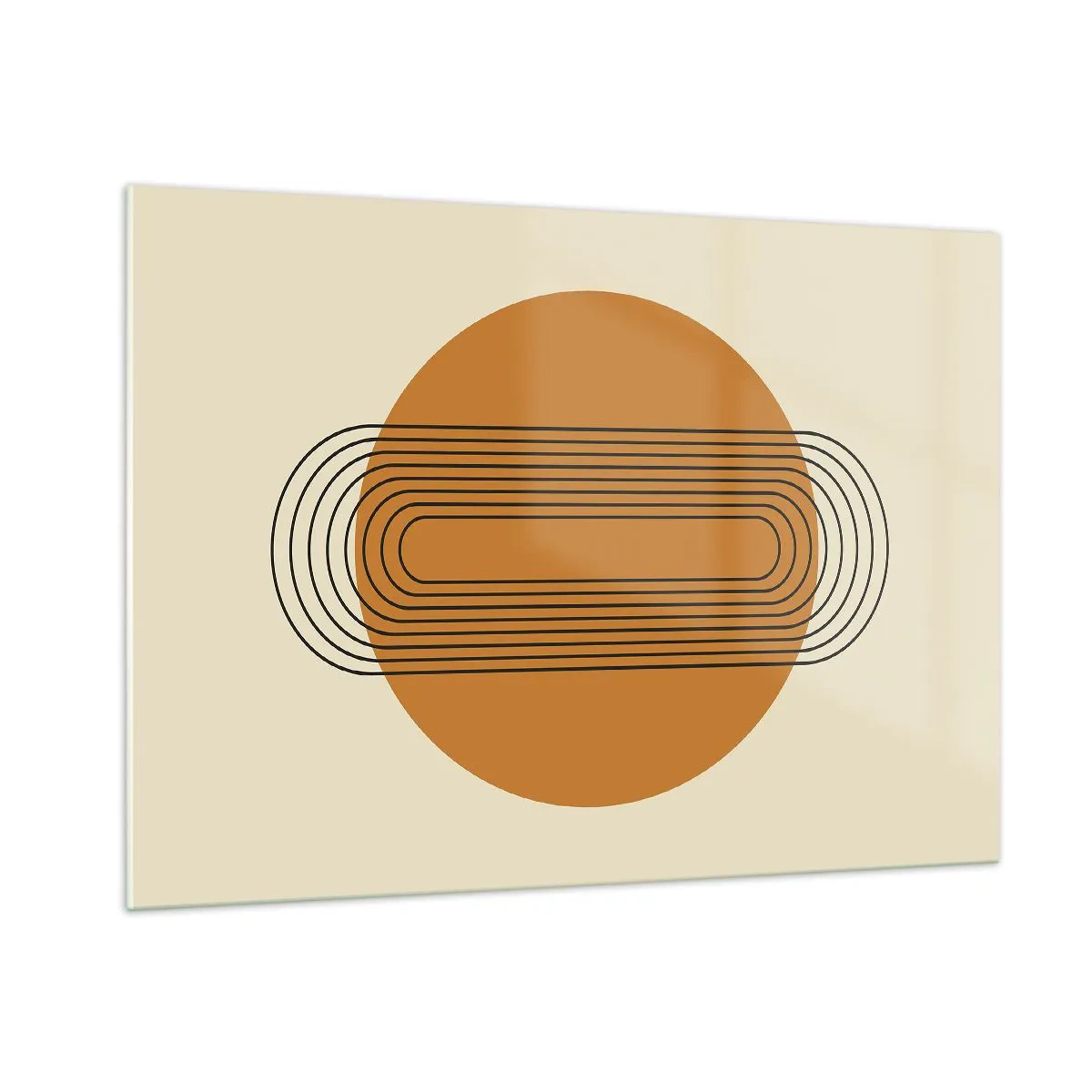 Schilderen op glas - Perfect plan - 100x70 cm