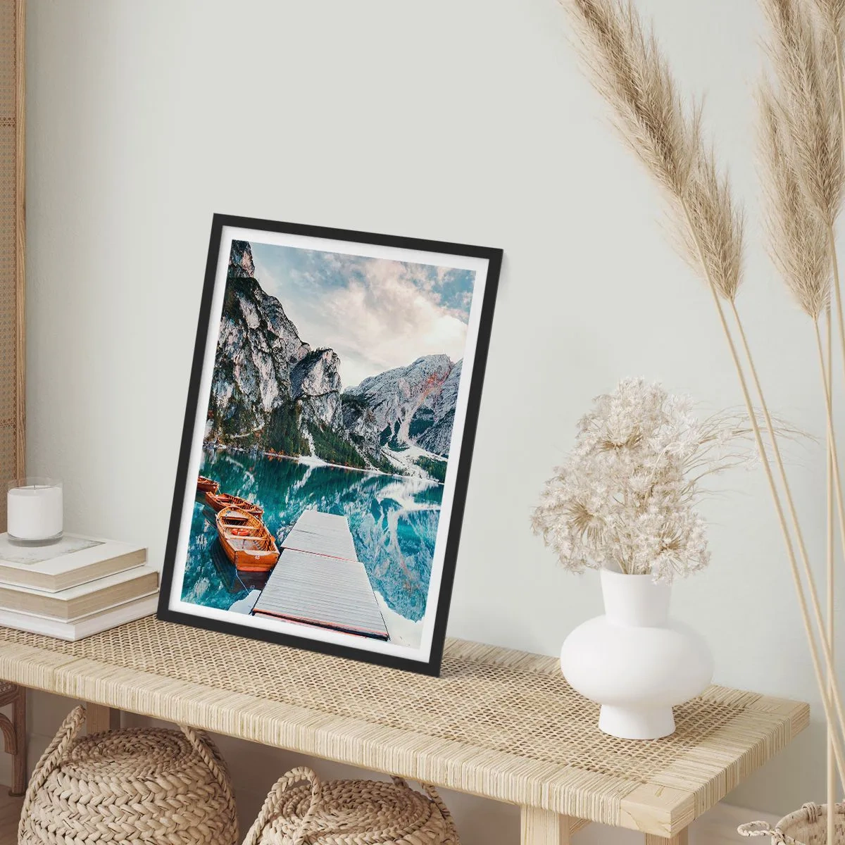 Poster in een zwarte lijst - We zullen je schoonheid laten zien - 40x50 cm