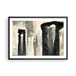 Poster in een zwarte lijst - De majesteit van de oudheid - 70x50 cm