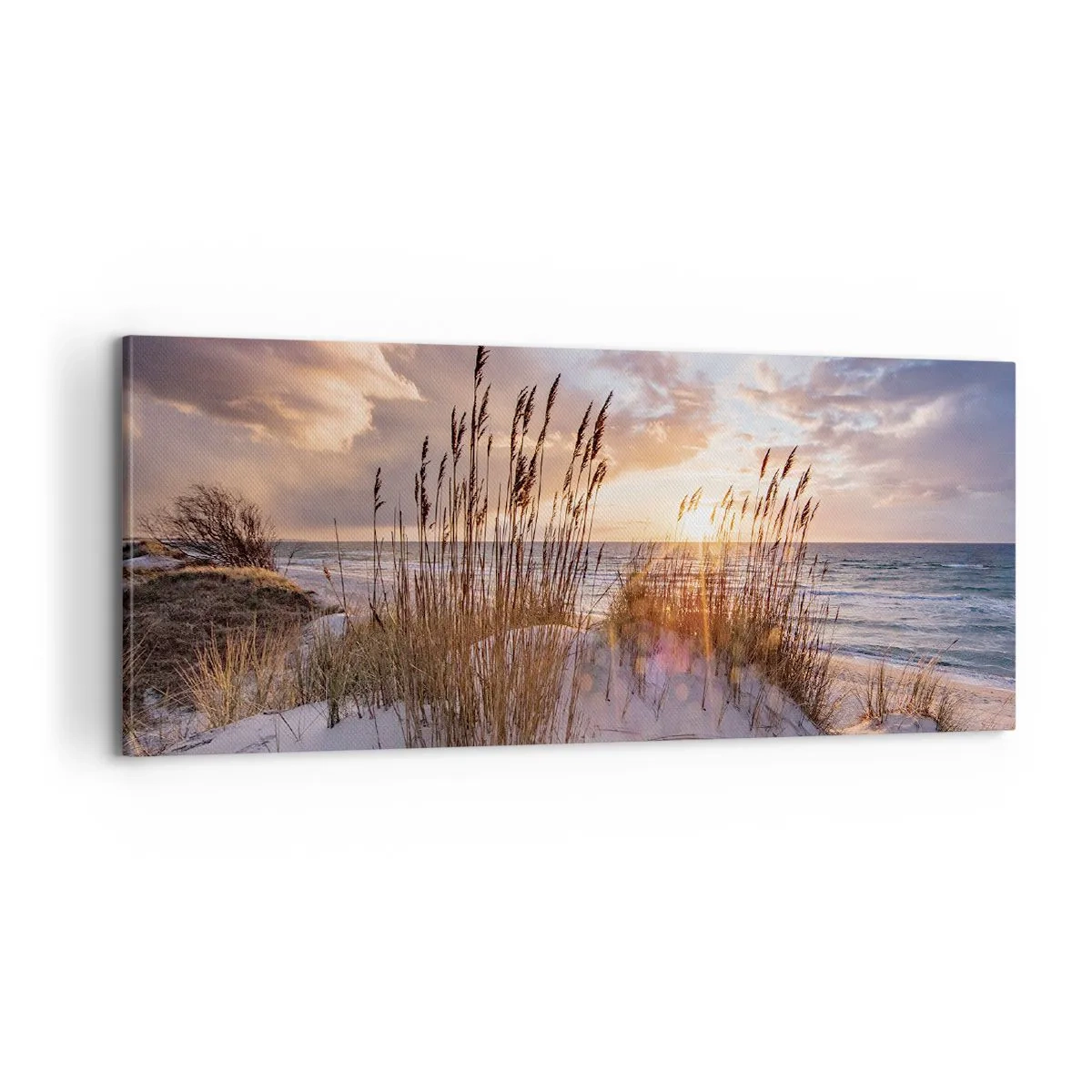 Schilderen op canvas - Afscheid van de zon en de wind - 100x40 cm