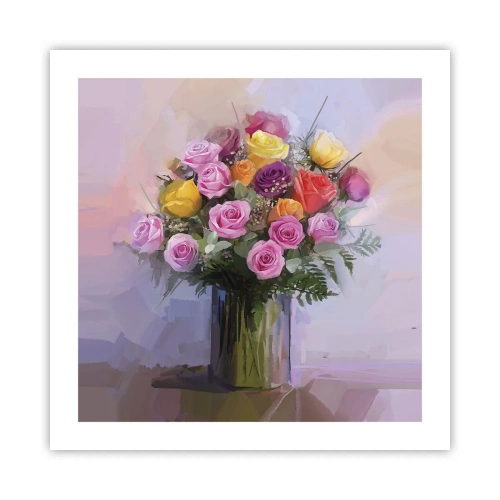 Poster - Ingehouden schoonheid - 50x50 cm