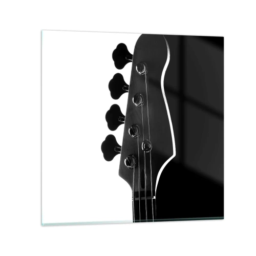 Schilderen op glas - Rock stilte - 60x60 cm