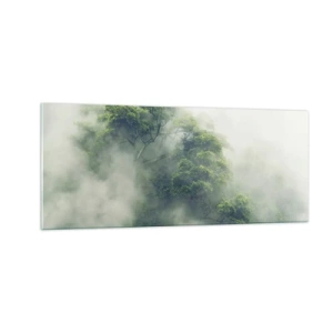 Schilderen op glas - In mist gehuld - 100x40 cm