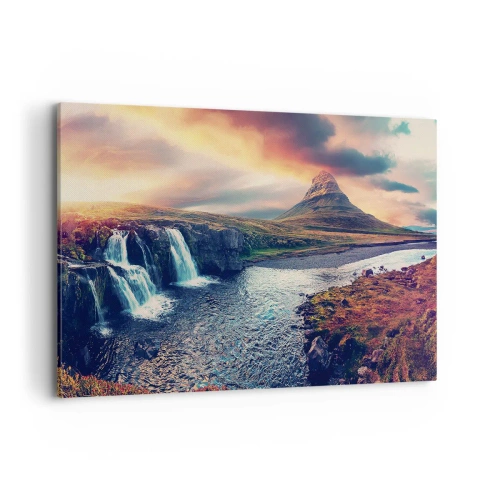Schilderen op canvas - In de majesteit van de natuur - 100x70 cm