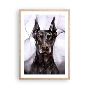 Een poster in een licht eiken lijst - Hooggeboren - 50x70 cm