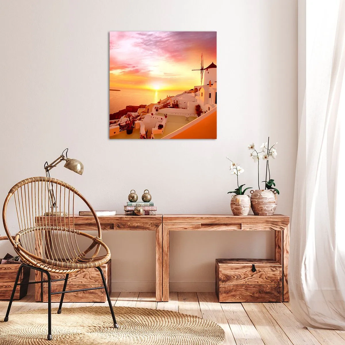 Schilderen op canvas - Spreiden in wit en goud - 30x30 cm