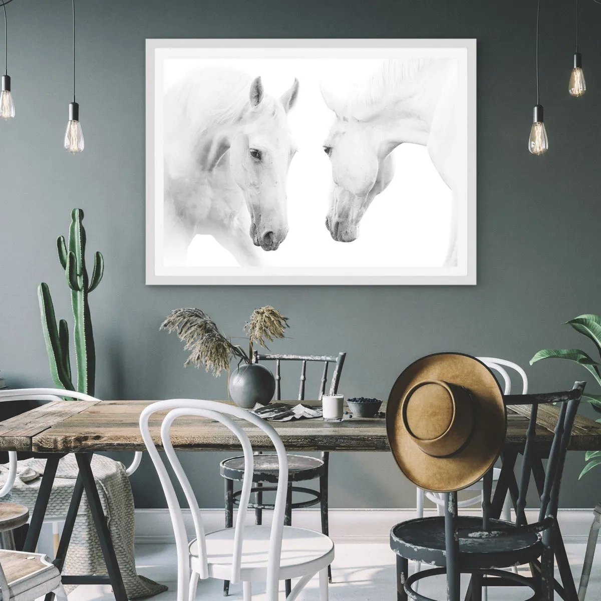 Poster in een witte lijst - Is dit vriendschap...? - 100x70 cm