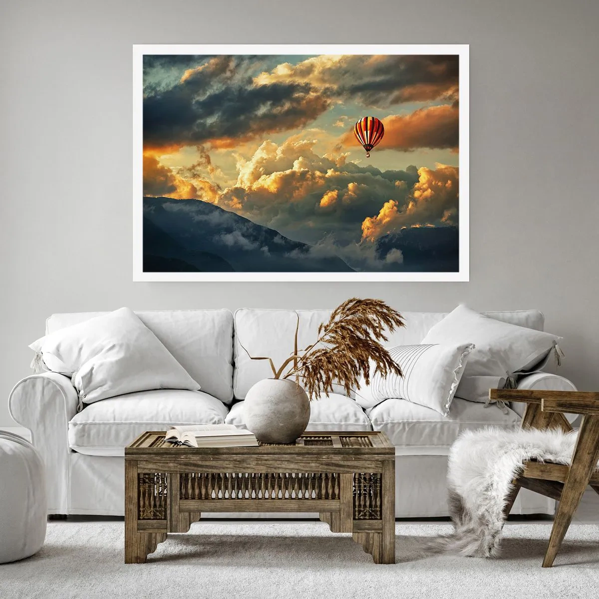 Poster - Ik vlieg omdat ik dat wil - 100x70 cm