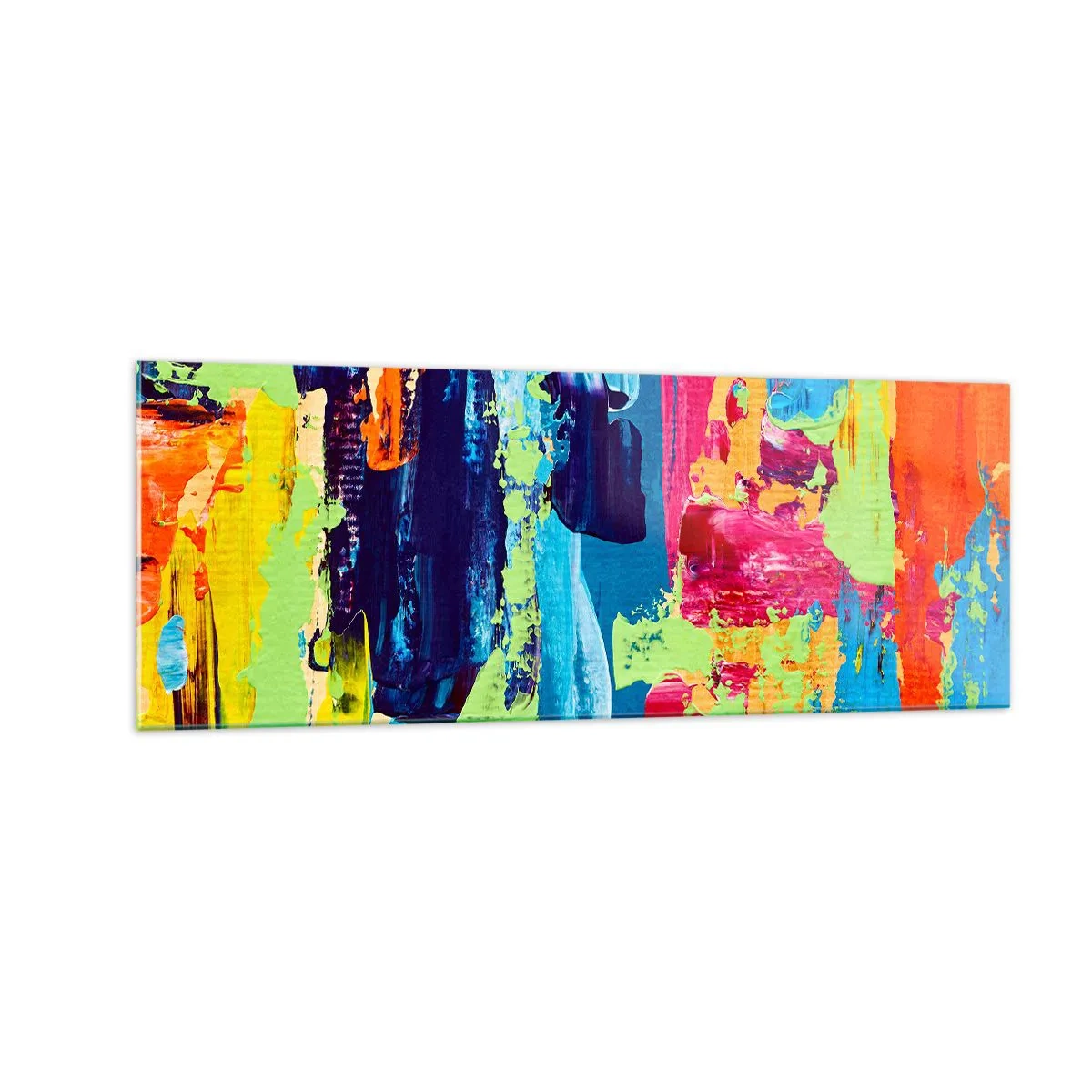 Schilderen op glas - Het leven is mooi! - 140x50 cm