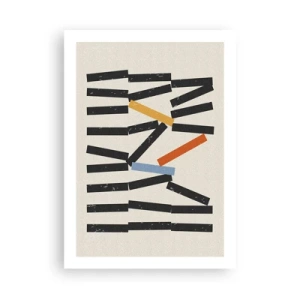 Poster - Domino – compositie - 50x70 cm