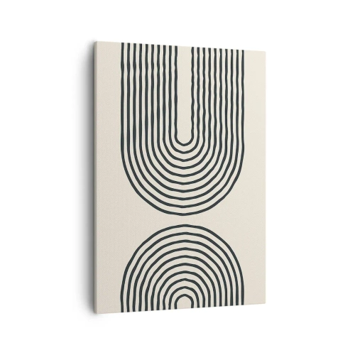 Schilderen op canvas - In een ogenblik ... - 50x70 cm