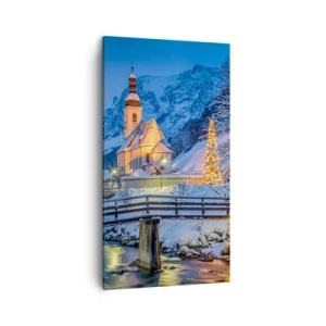 Schilderen op canvas - Kerstgeest - 45x80 cm