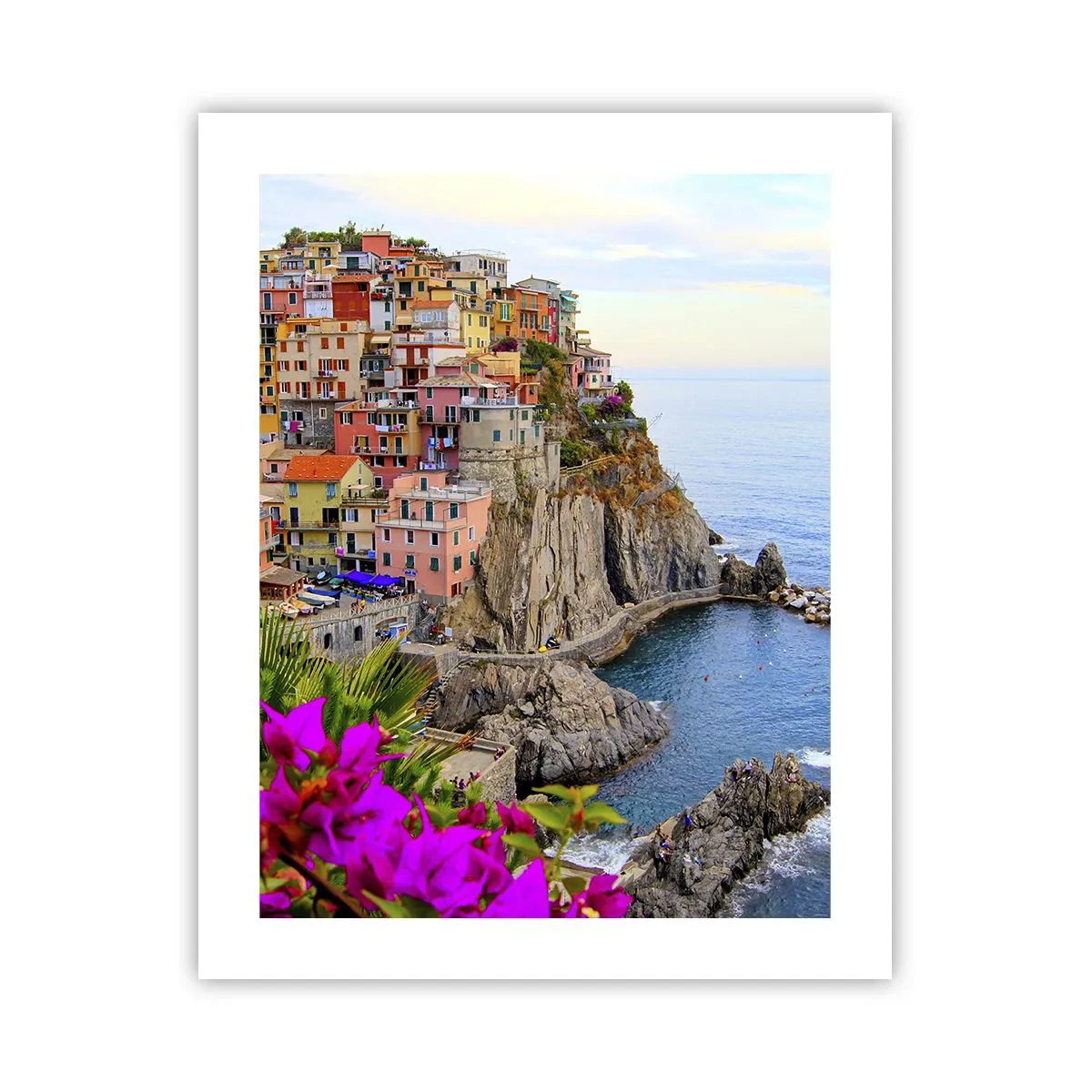 Poster - Lachende stad - 40x50 cm