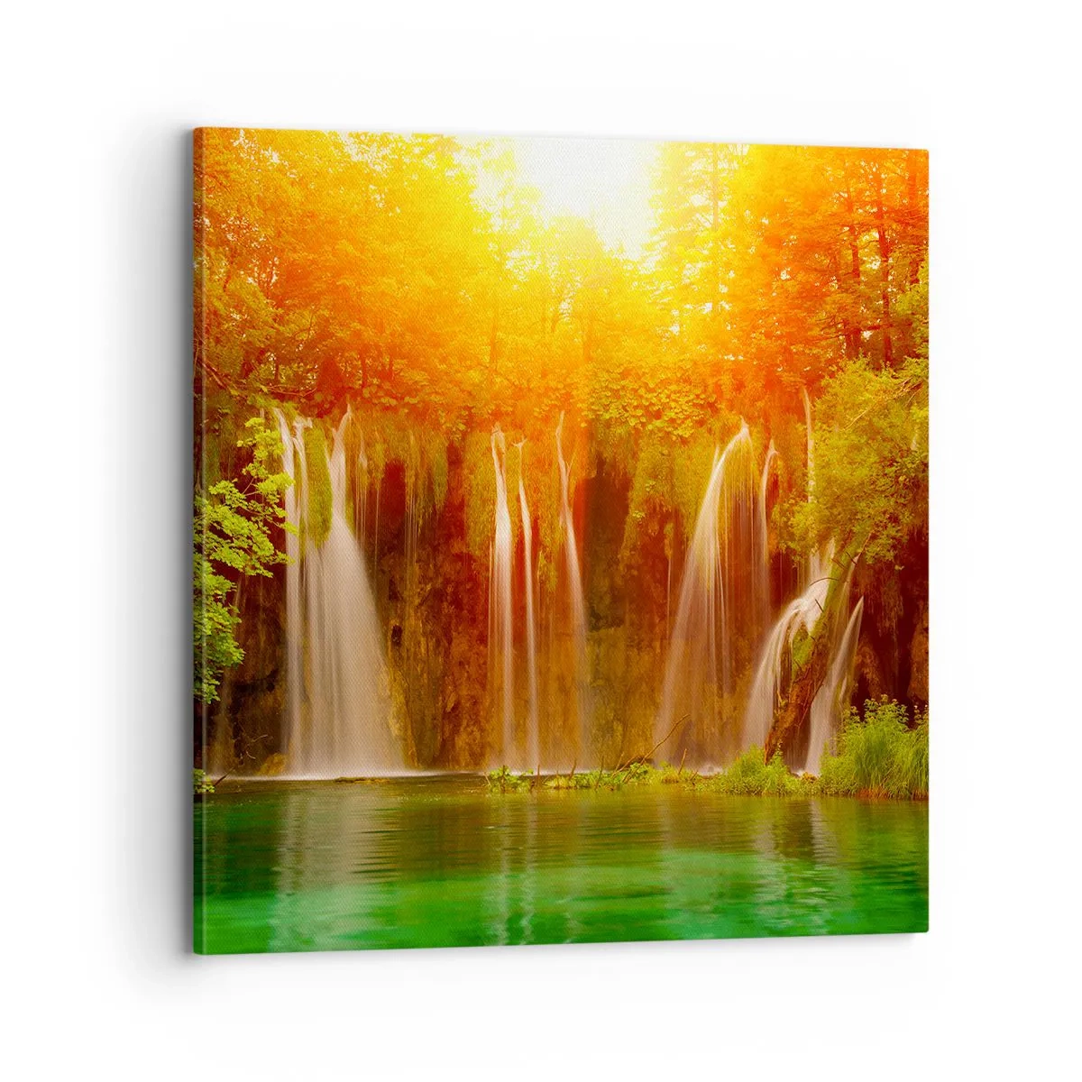 Schilderen op canvas - In de zon en in de schaduw - 70x70 cm