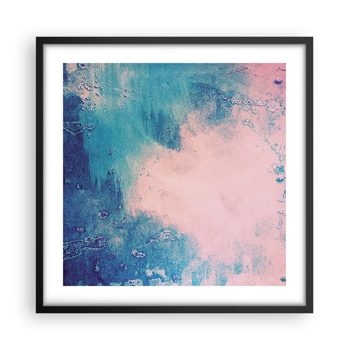 Poster in een zwarte lijst - Hemelse omhelzingen - 50x50 cm