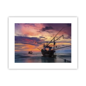 Poster - Exotische avond - 40x30 cm