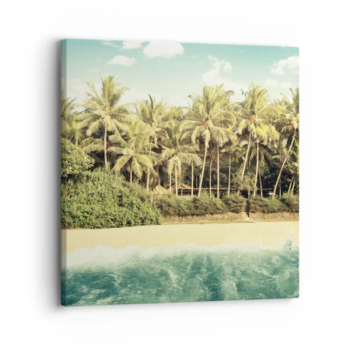 Schilderen op canvas - Hoe zit het hier? - 30x30 cm