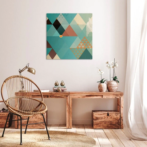 Schilderen op canvas - Eenheid van veelheid, veelheid van eenheid - 50x50 cm