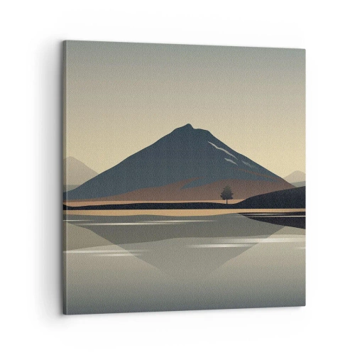 Schilderen op canvas - Spiegelreflectie - 60x60 cm
