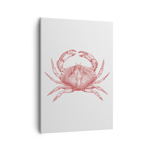 Schilderen op canvas - Krab der krabben - 50x70 cm