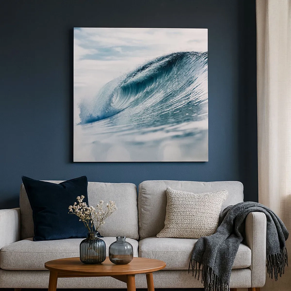 Schilderen op canvas - Waterpiek - 30x30 cm