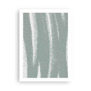 Poster - Abstractie in een winterklimaat - 50x70 cm
