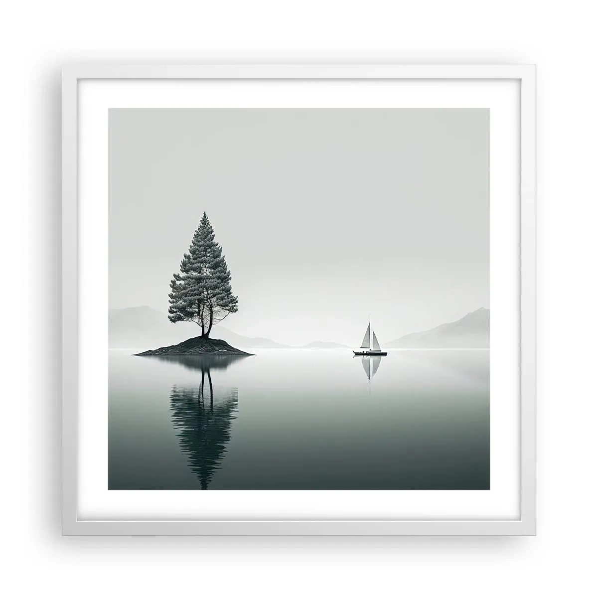 Poster in een witte lijst - Droom - 50x50 cm