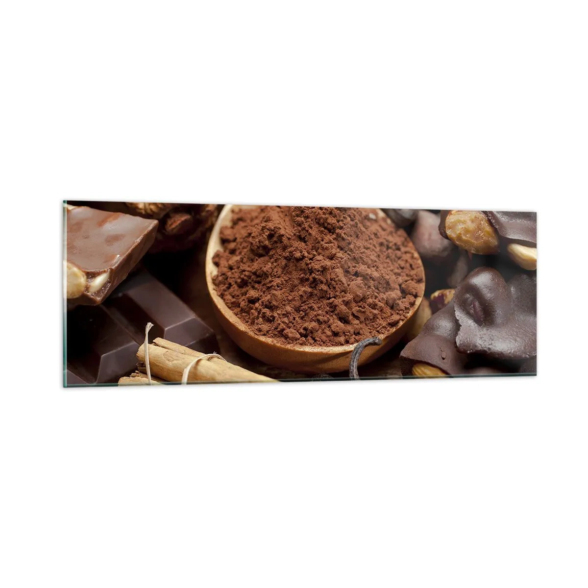 Schilderen op glas - Het beste voor verdriet - 90x30 cm