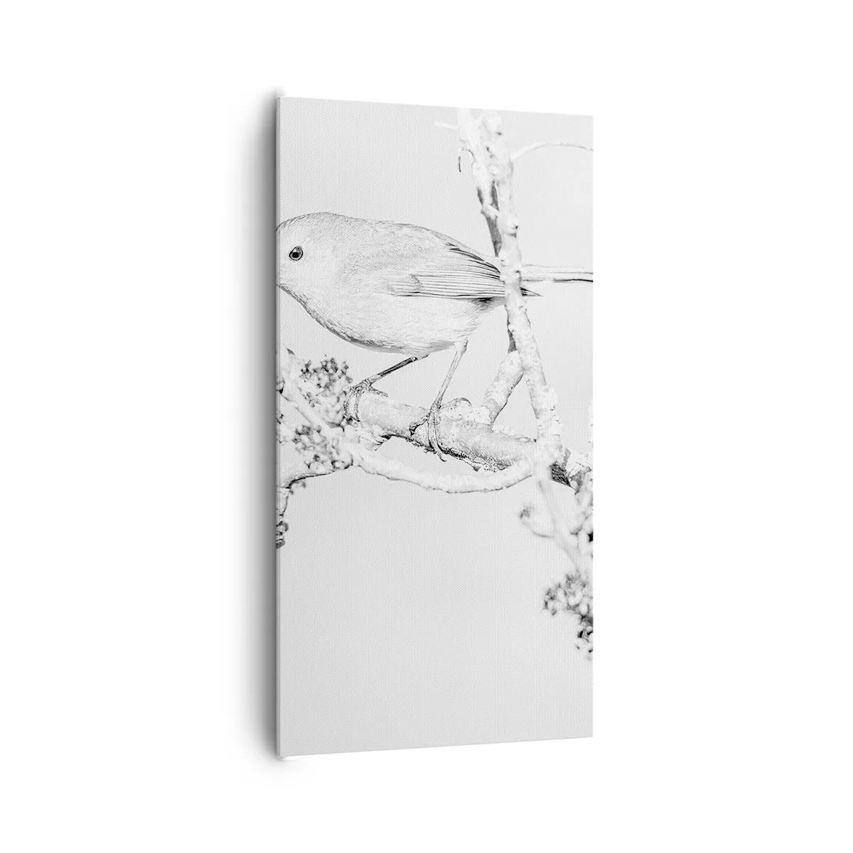 Schilderen op canvas - Winterochtend - 65x120 cm