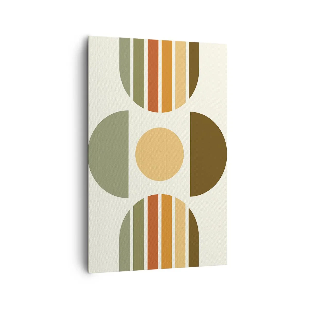 Schilderen op canvas - In aardetinten - 80x120 cm