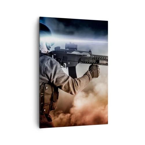 Schilderen op canvas - Gewoon een held - 70x100 cm