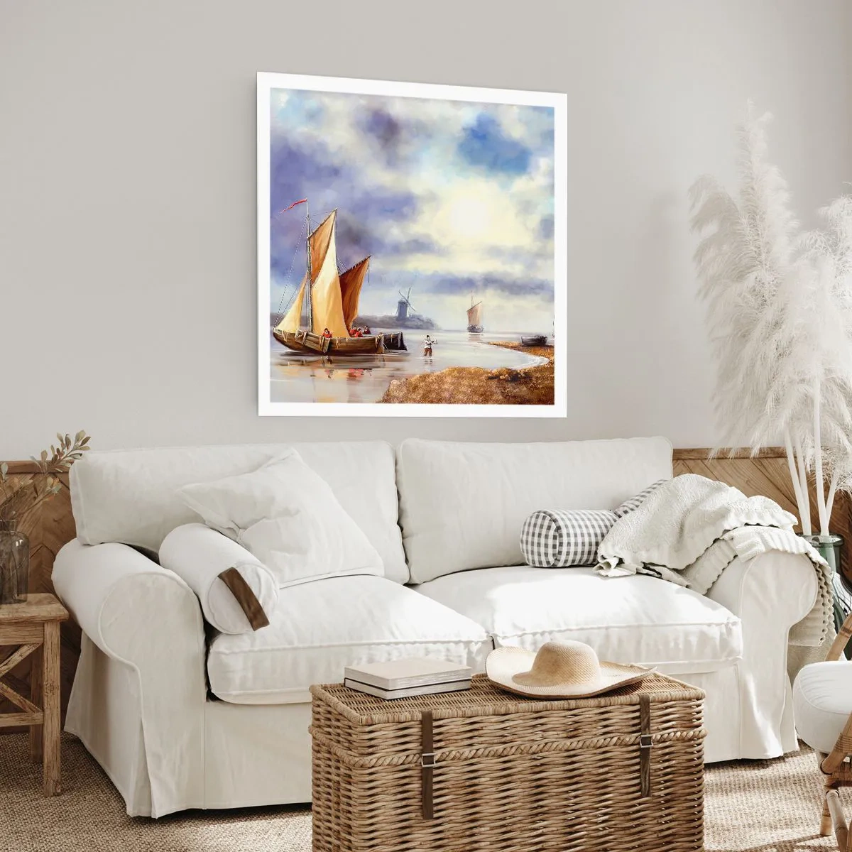 Poster - De terugkeer van zeelieden - 30x30 cm