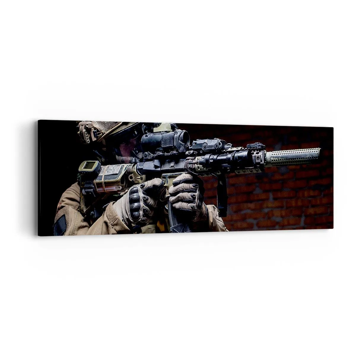 Schilderen op canvas - Dodelijk effectief - 90x30 cm